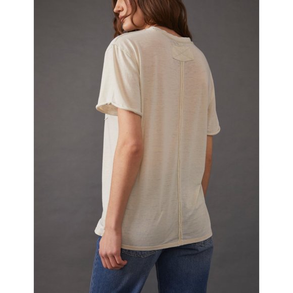 FREE PEOPLE Vella Tee / White Swan - Picture 4 of 9